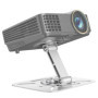 BNGXR Support de Projecteur, Support Videoprojecteur de Bureau, Support Mural Pliable pour Projecteur Rotation à 360°, Multifonc