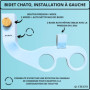 CHATO Bidet Japonais – Kit Bidet WC Japonais PREMIUM – Marque Française Qualité Supérieure – Toilette Japonaise Double Buses – M