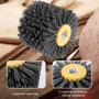 Lot de 2 brosses en nylon - Grain 120 - Brosse de polissage - Roue de tréfilage - Brosse pour rouleau abrasif, ponceuse à brosse