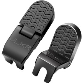 Repose Pied Velo Arriere Enfant, 2 Pièces Pédales Arrière de Vélo,Cale Pieds Velo,Universel Alliage d'Aluminium Pliant Antidérap