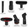 MXTIMWAN 6 Pièces Accessoires pour Aspirateur - Embout Aspirateur - Brosse Aspirateur Universel pour Meubles Brosse Aspirateur A