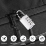 mizikuu Lot de 6 Cadenas à Combinaison de 4 Chiffres, Petit Cadenas a Code Serrure Combinée Numero Cadenas Code pour Casier, Gym