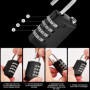 mizikuu Lot de 6 Cadenas à Combinaison de 4 Chiffres, Petit Cadenas a Code Serrure Combinée Numero Cadenas Code pour Casier, Gym