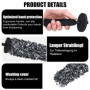 Udbrud Brosse Jante Voiture, Brosse de Nettoyage en Microfibre avec Pinceau détaillé Pas de Rayures Un Nettoyage Complet Nettoya