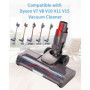 SOBEAU Brosse Compatible avec Dyson V7 V8 V10 V11 V15, Tête de Brosse Rechangeable Acessoire à Entraînement Direct avec 4 Lumièr