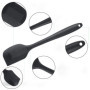 Spatule en Silicone,3 Pcs Spatules en à la Chaleur Spatule en Silicone Sspatule à Pâtisserie de Cuisine noyau en Acier Inoxydabl