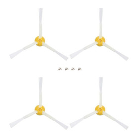 Lamkrtlp Pack de 4 Brosse latérale pour irobot Roomba Série 500 600 700