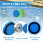 LUMOOM 2 Pièces Bouchon d'Hiver pour Piscine, Set de Fermeture Hivernale pour Piscines Intex et Bestway, Accessoires Bouchon de 