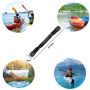 XHBTS Lot de 2 poignées de transport de kayak de rechange avec matériel, avec 8 vis, poignées en caoutchouc durable pour kayak, 
