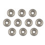 HALJIA Roulement à billes en métal blindé pour imprimante 3D - Voitures camions - 4 mm x 13 mm x 5 mm - Accessoire - 10 pièces -