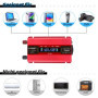 LVYUAN Convertisseur 12V 220V 230V 1500W DC à AC convertisseur de Puissance Voiture Onduleur Transformateur, LCD Display