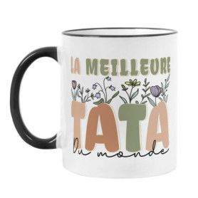 Mug Cadeau Tata - Tata d'amour pour toujours - Imprimé en France- Tasse Tante - Annonce Naissance - Grossesse - Annonce Future T