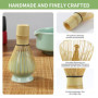 5 pièces Matcha Kit Fouets à Matcha Convient à la Préparation de Thé Matcha pour la Maison, le Bureau et le Salon de Thé Fouet M
