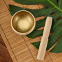 Ensemble de bols de chantant tibétain 8.5cm, Bol de Méditation avec Maillet en Bois et Coussin Bol Chantant, Bol Tibétain Chanta