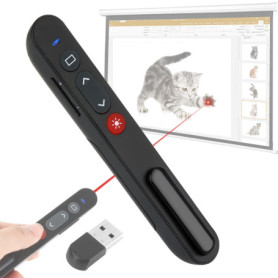Telecommande Powerpoint,Pointeur laser de Présentation Clicker,Telecommande Ordinateur Powerpoint Pointeur du Présentateur avec 