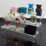 Strehknewen 3 niveaux Acrylique présentoir, Vitrine figurine, organisateur de parfum, étagère transparente pour figurines, bijou