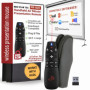 Présentateur Powerpoint et Keynote avec télécommande sans Fil et Présentateur Keynote avec Souris sans Fil (PR-820) par Red Star