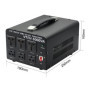Cantonape 5000VA Transformateur USA Convertisseur de Tension 5000W 110V et 220V Sortie AC Entrée : 110V ou 220V