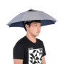 MAGT Pêche Chapeau parapluie, multifonction Protection UV Pliable étanche soleil parapluie pluie Chapeau for Camping Plein air P
