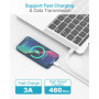 Câble iPhone 3M, Cable Chargeur iPhone 3M Long [Certifié MFi] Cable Lightning USB Cordon iPhone Fil Chargeur iPhone Cable Charge