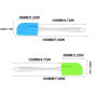 Spatule Silicone, 2 Pcs Spatule Silicone Patisserie, Mini Spatule de Cuisine Résistante à la Chaleur, pour Cuisine, Remuer, Enro