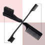 Brosse Coiffeurs de Bord de Cheveux, 2 Pcs Double Face De Contrôle, 2 en 1