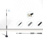 Bingfu Antenne 4G LTE TS9 Base Magnétique Antenne Externe 4G 7dBi(Paquet de 2) Compatible avec Routeur Hotspot Huawei MiFi Modem