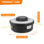 HUAREW AutoCut C3-2 Tête à Fil pour Débroussailleuse STIHL FSA 57 et FSE 52 Bobine Fil C3-2 Tête Faucheuse Accessoires Bobine de