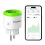 GreenSun Prise Connectée 16A 2,4GHz Prise Connectée Alexa Minuteur Prise Electrique, Prise programmable avec Mesure de Consommat