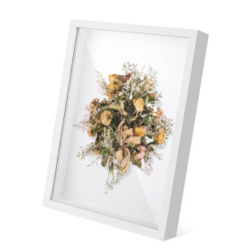 VMUTGA Cadre 3D Profond, 20 x 29cm A4 Cadre Photo Profond à Remplir Cadre D'Objet En Bois Cadre de Boîte D'Ombre Cadre Vitrine P