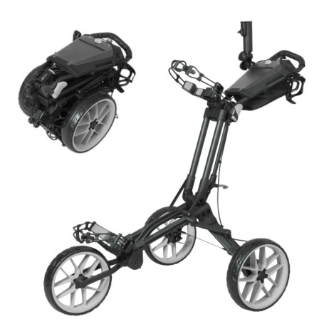 Newfly Chariot de Golf à Trois Roues Compact Ultra - léger Taille Pliante Minimale