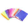 FOGAWA 20pcs Foulard Jonglage Foulards Ourlé Multicolore Foulards Danse Carré Jonglerie Écharpe pour Enfant Bébé Magie Jonglage 