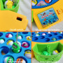 Aischens Jeu de Pêche à la Ligne Enfant, 45 Poissons et 4 Cannes à Pêche, Jeux de Pêche Électriques, Jouet de Pêche Musical avec
