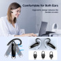 New Bee Oreillette Bluetooth V5.0 Main Libre avec Technologie de Capture de Voix Claire - Kit Invisible pour iPhone Samsung Huaw