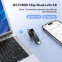 New Bee Oreillette Bluetooth V5.0 Main Libre avec Technologie de Capture de Voix Claire - Kit Invisible pour iPhone Samsung Huaw