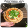 Four à Pizza Extérieur au Feu de Bois ● Conçu en France ● Acier Premium ● Surface de Cuisson XXL ● Flux d'Air Réglable ● Art Cul