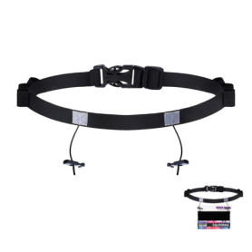 Ceinture Porte-Dossard pour Marathon Triathlon Ceintures,Entièrement Ajustable et Fonctionnel,pour Numéro de Participant de Cour