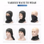 SEFIRST 5 Pcs Cagoule Masque de Ski, Cagoule Moto Balaclava Hiver Tour de Cou Homme Femme Coupe, Protection UV, Charpe de Cou d'