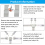 Harnais Chaise Haute, 5 Points pour Harnais de Sécurité Bebe Réglable Sangle Chaise Haute Bebe Universelle Pour Haise Haute/Pous