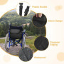 NAROSEBE Sac à Dos pour Fauteuil Roulant, Sac pour Fauteuil Roulant Oxford Étanche Sac de Rangement pour Fauteuil Roulant Pochet