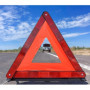Triangle de signalisation pour voiture, trépied d'avertissement réfléchissant pliable, adapté pour l'assistance routière, les ac