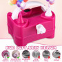TIDEVAN 400W Pompe à Ballons électrique,Portable Double buse Gonfleur,Pompe à Air électrique Ballon Gonfleur Ballon Electrique L