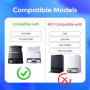 Liveryde Pièces de rechange compatibles avec ECOVACS DEEBOT T30 PRO OMNI / T30 OMNI accessoires, 1 brosse principale, 4 brosses 