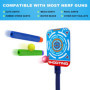 Cible de Tir pour Nerf avec Pistolet Jouet, Cible Electrique Automatique avec 20 Flechette Jeux Enfant Garçon Fille 3 4 5 6 7 8 