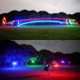 TOSY Disque Volant 16 Millions de Couleurs RVB ou 36 LED, Lumineux, Modes Intelligents, Auto on/Off, Rechargeable, Anniversaire,