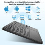 Blackview Clavier sans Fil Bluetooth, Clavier Universel pour Tablette de Tab16 Pro/Tab80/Tab18/Tab8Wifi/Active 8Pro/Active 6/Tab