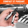 ValueMax Pince Multifonction en Acier Inoxydable 13 en 1, Couteau Multifonction, Multitool Parfait pour Extérieur, Camping, Rand