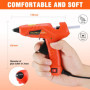 ValueMax Pistolet à Colle Chaude 30W avec 20 Bâtons de Colle 7x100 mm, Pistolet à Colle Electrique de Chauffage Rapide, Anti Eco