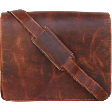 Jaald 40 Cm Mallette Porte-Documents Serviette Sac Messenger À Bandoulière’Épaule En Cuir Pour Ordinateur Portable Business Voya