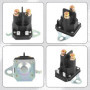 SOLLON Relais de Solénoïde de Démarreur 12V 4 Broches Contacteur 12 volts 862-1241-211-12, Convient pour Tracteur Tondeuse, Moto